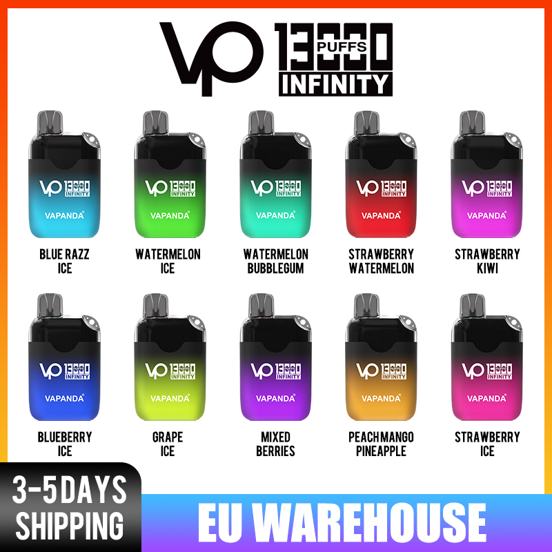 European Union Free Shipping Vapanda Infinity 13000puffs dispsoable vape pod  Wholesale I vape Mixed Flavors