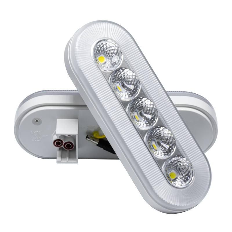 6 Inch Round Stop, Turn & Tail Lights