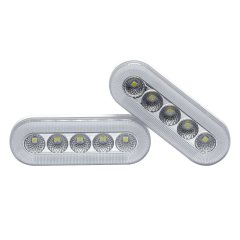 6 Inch Round Stop, Turn & Tail Lights