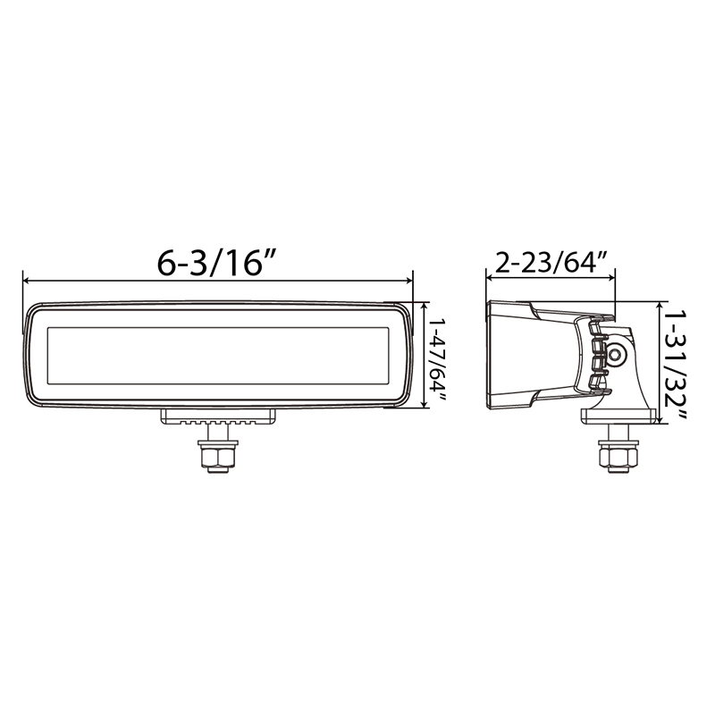 6.2 Inch LED Work Lights