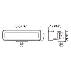 6.2 Inch LED Work Lights