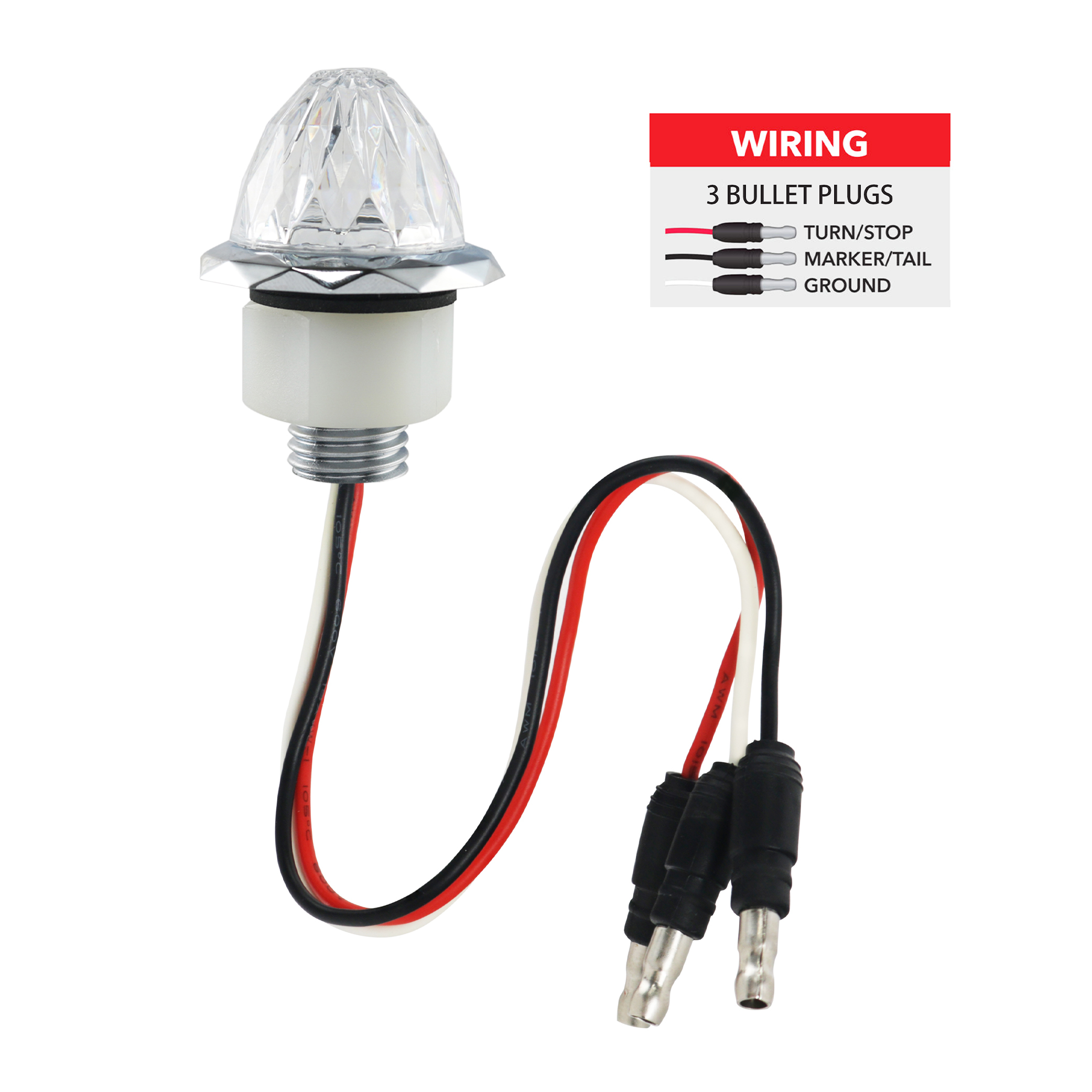 3/4 Inch LED Marker Lights