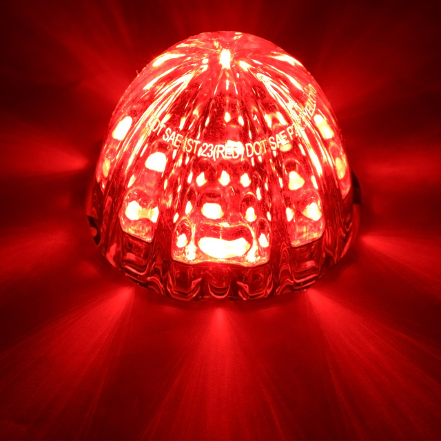 19 LEDs red truck marker watermelon light