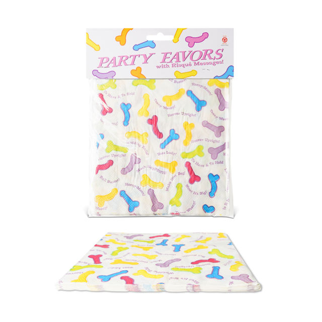 Pecker Party Napkins (6 PCS in Polybag with Header)