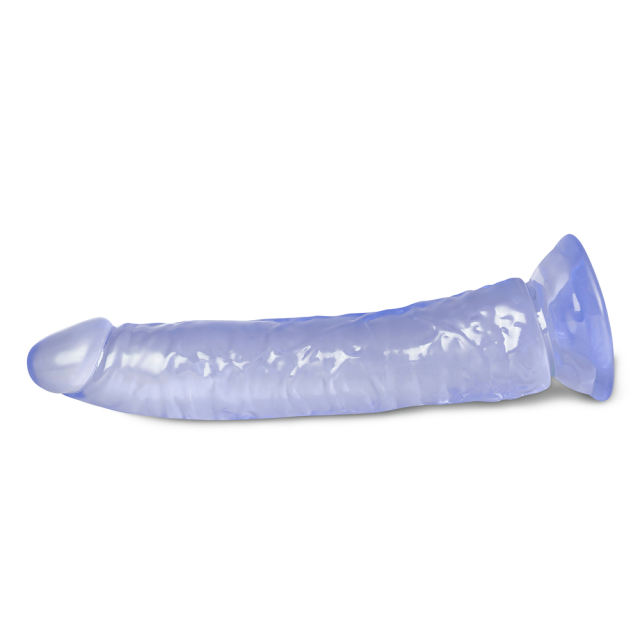 8.3'' Clear Purple Realistic Dildo with Suction Cup