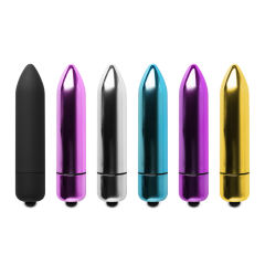 Electroplated Pink Vibrating Bullet
