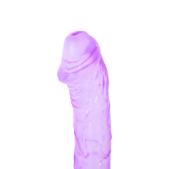 17.5'' Clear Purple Double Ended Realistic Dildo