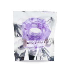 Purple Color Basic Vibrating Cock Ring
