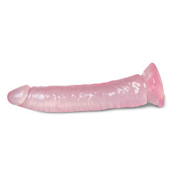 8.3'' Clear Pink Realistic Dildo with Suction Cup