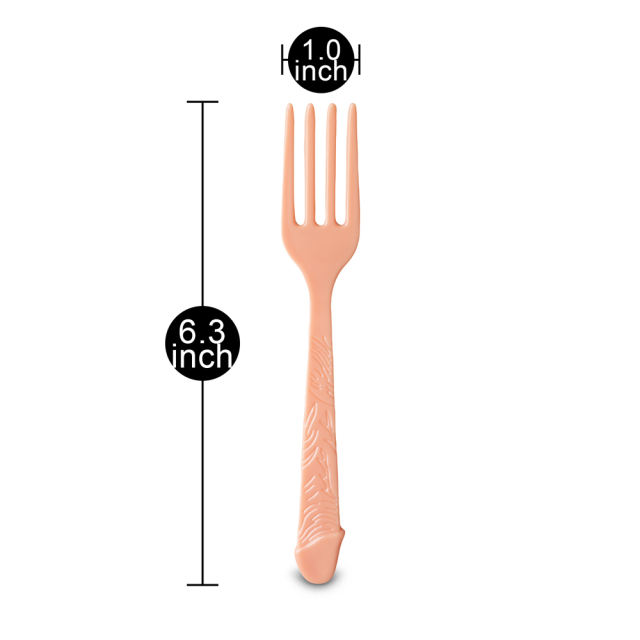 Pecker Party Forks (6 PCS in Polybag with Header)