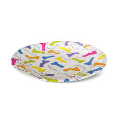 Pecker Party Paper Plates (6 PCS in Polybag with Header)