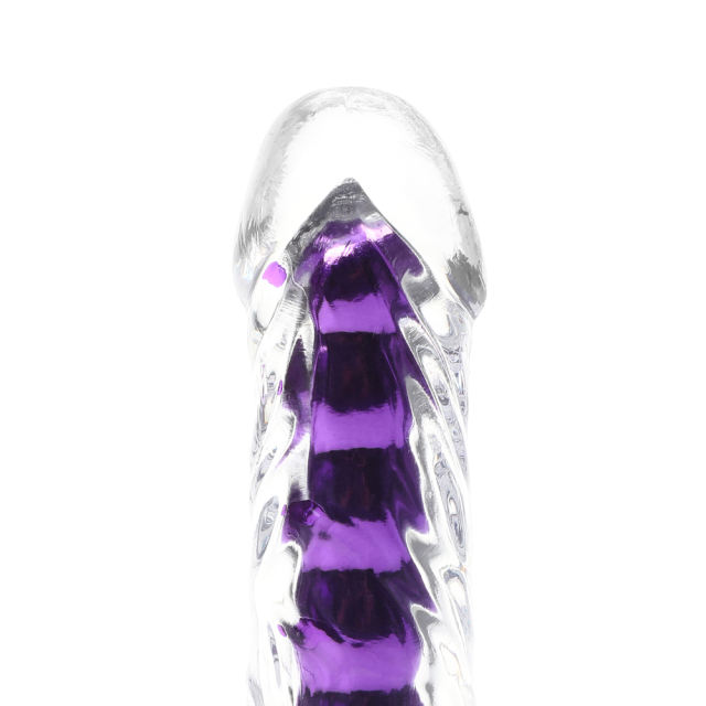 Purple Color Crystal Vibrator