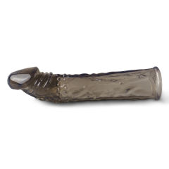 7.1'' Clear Black Penis Sleeve
