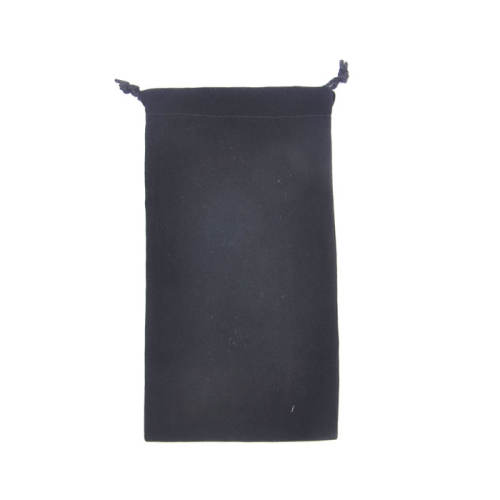 11 CM x 20 CM Black Velvet Bag