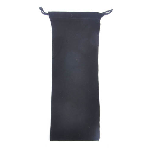 11 CM x 28 CM Black Velvet Bag