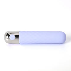 3.8'' Purple Color 10-Speed USB Recharging Silicone Vibrator