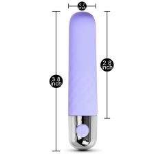 3.8'' Purple Color 10-Speed USB Recharging Silicone Vibrator