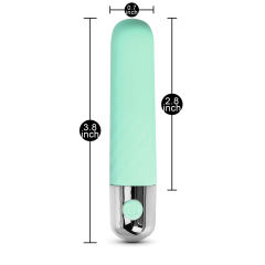3.8'' Green Color 10-Speed USB Recharging Silicone Vibrator