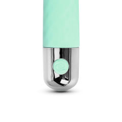 3.8'' Green Color 10-Speed USB Recharging Silicone Vibrator