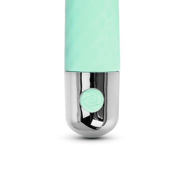 3.8'' Green Color 10-Speed USB Recharging Silicone Vibrator