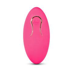 Remote Control 10-Speed Pink Color Rechargeable Silicone Vibrator (Dual Vibrators)