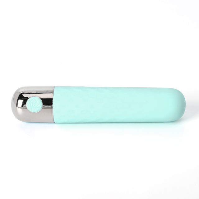 3.8'' Green Color 10-Speed USB Recharging Silicone Vibrator