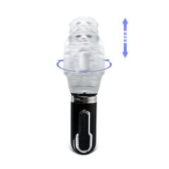 7-Speed Male Vibrating Masturbator with Roating and Thrusting Function