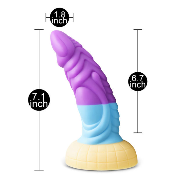 7.09'' Alien Dildo with Suction Cup