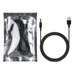 Black DC Barrel Connector Charging Cable (11mm)