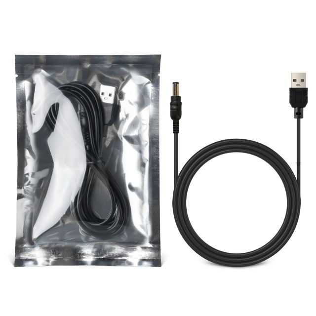 Black DC Barrel Connector Charging Cable (11mm)
