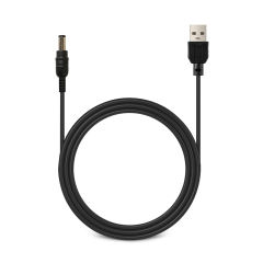 Black DC Barrel Connector Charging Cable (11mm)
