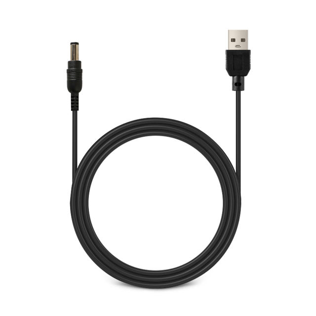 Black DC Barrel Connector Charging Cable (11mm)