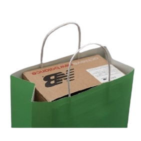 Green Color Big Gift Bags ( 12 cm x 25 cm x 33 cm )