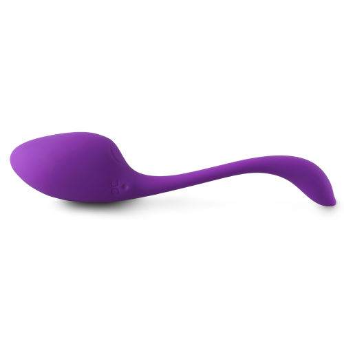 Purple Vibrating Egg with 9-Speed App-Controlled, Medical Grade Silicone, Waterproof, Plug-In Rechargeable