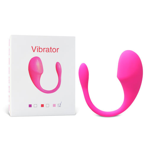 Pink Vibrating Egg with 9-Speed App-Controlled, Medical Grade Silicone, Waterproof, Plug-In Rechargeable