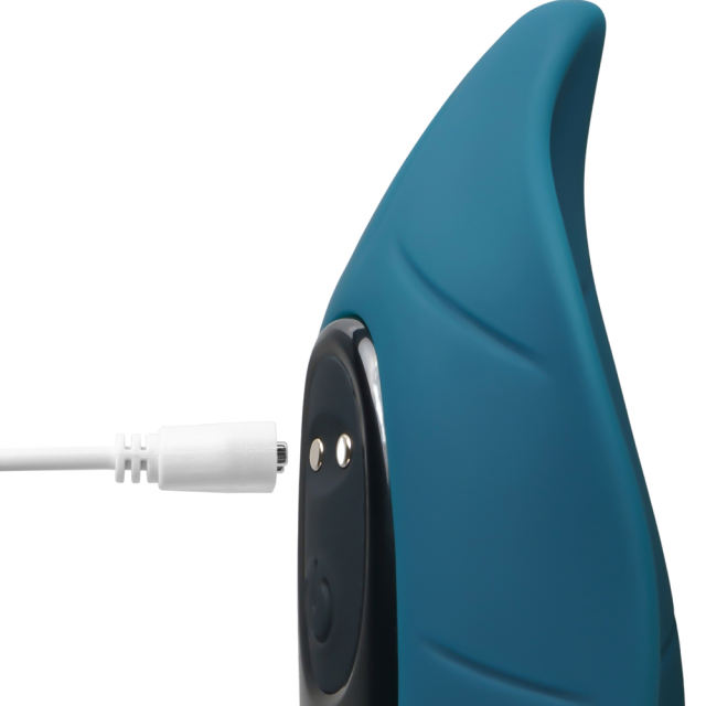 9-Speed Leaf-Shaped Vibrating Egg with Remote Control - Dark Green, Medical Grade Silicone & ABS, Waterproof, USB Rechargeable