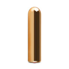 9-Speed Blue and Gold Masturbator with Bullet - Medical Grade Silicone, TPE & ABS, Waterproof, USB Rechargeable