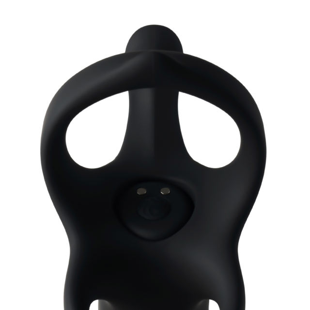 9-Speed Black Vibrating Dildo with Remote Control - Medical Grade Silicone & ABS, Waterproof, USB Rechargeable