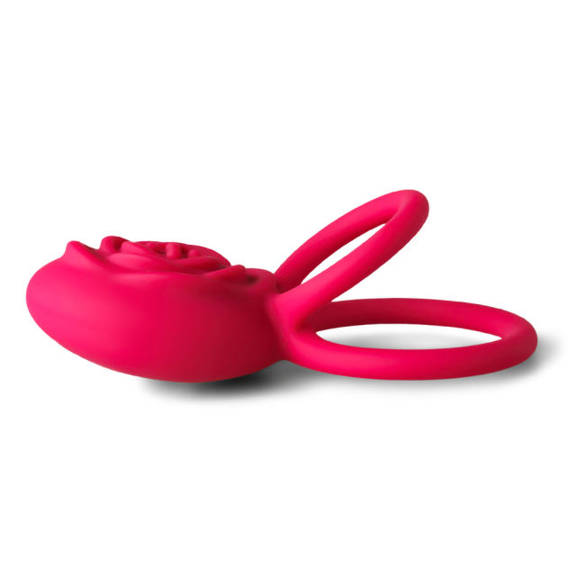 Magenta Vibrating Cock Ring with 10-Speed App-Controlled, Medical Grade Silicone, Waterproof, Plug-In Rechargeable