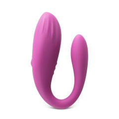 App-Controlled Purple 10-Speed Rechargeable Waterproof Massager