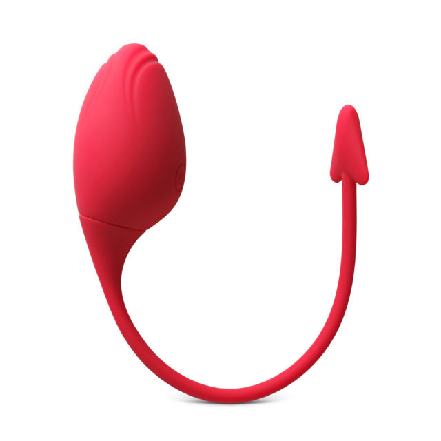 Red 9-Speed App-Controlled Vibrating Massager