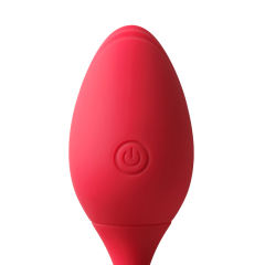 Red 9-Speed App-Controlled Vibrating Massager
