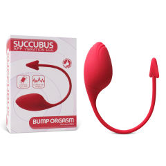 Red 9-Speed App-Controlled Vibrating Massager