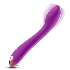 10-Speed Purple Rechargeable Silicone Vibrator
