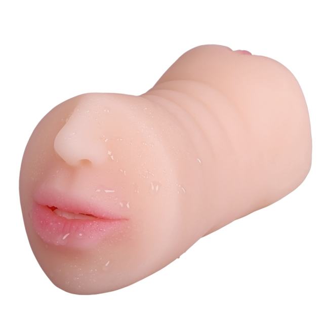 0.53 KG Flesh TPE Realistic Masturbator with Nose and Mouth