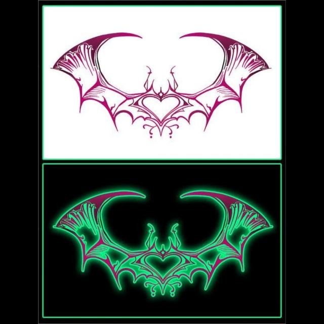 Glowing Thorn Bracelet Temporary Tattoo – Luminous, Waterproof, Skin-Safe