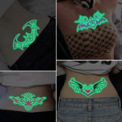 Glowing Thorn Bracelet Temporary Tattoo – Luminous, Waterproof, Skin-Safe