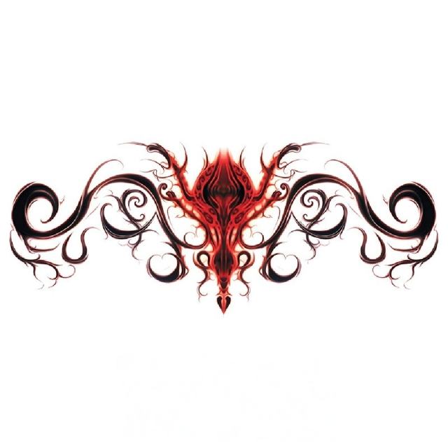 Flaming Tribal Temporary Tattoo – Waterproof, Long-Lasting, Skin-Safe
