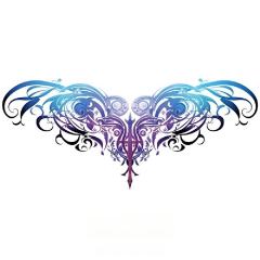 Mystic Angel Wings Temporary Tattoo – Waterproof, Skin-Safe, Easy to Apply