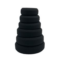 6-Piece Set Black Flexible Silicone Cock Rings